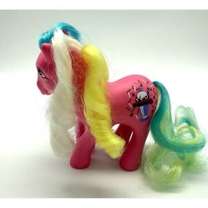 Vintage‎ My Little Pony G1 Soda Sippin Chocolate Delight 1987 Pink/Rainbow Hair